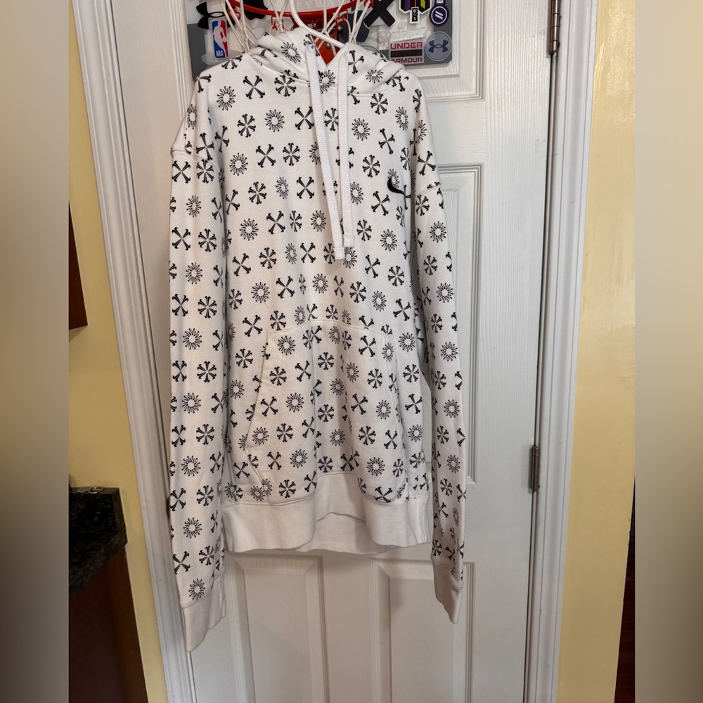 Nike Snowflake Hoodie White Holiday Print
